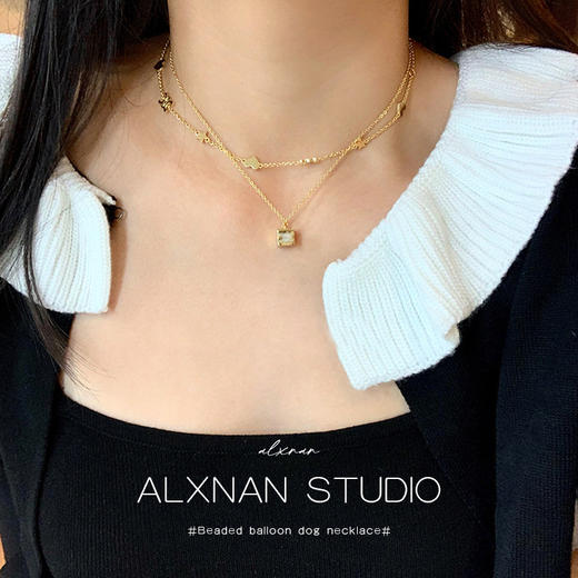 鹿鹿推荐 • 【原价79秒杀36.9亏本秒！】凯旋门爱心星星精致18K项链 商品图0