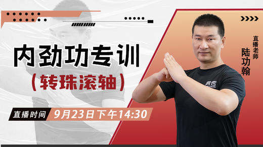 【9月23日】内劲功专训(转珠滚轴)——功夫课堂 商品图0