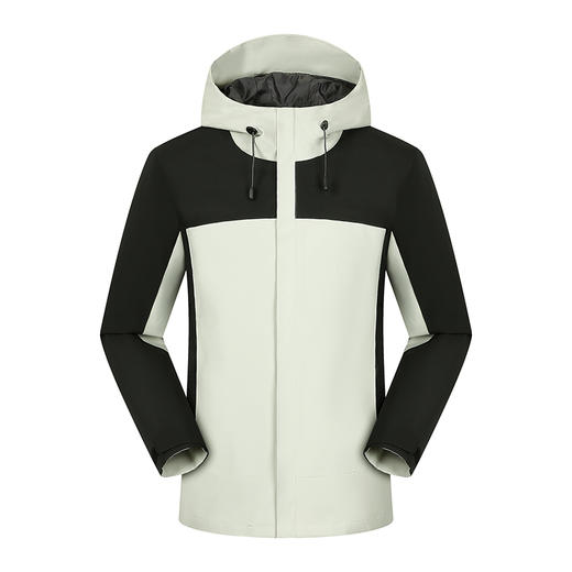 自由基地轻量抗撕裂薄款防静电单层防水连帽冲锋衣户外休闲同情款 NMJ-2013 商品图7