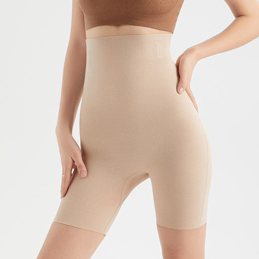 TG-TG01S166真丝提臀收腹裤女无痕超高腰塑形桑蚕丝打底裤免穿内裤安全裤 商品图0