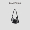 ROMI STUDIO“率性自我”漆皮编织镂空半月形单肩渔网包 444NS025 商品缩略图1