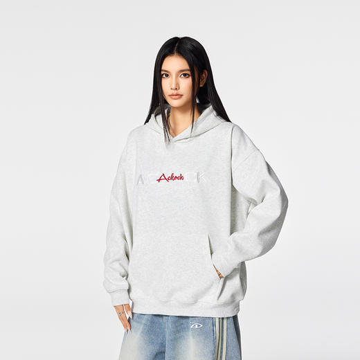 【Achock官方店】潮牌重磅花卉刺绣帽衫外套美式街头宽松连帽卫衣 商品图1