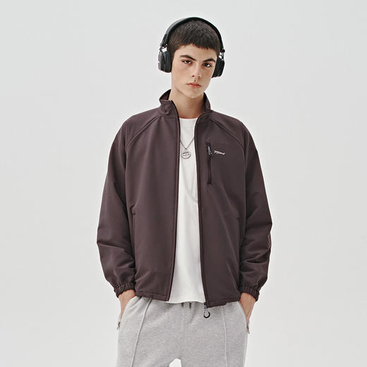 714street山系户外防水立领夹克男女新款防风登山服宽松加绒外套 商品图1