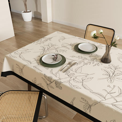 「60°耐热材料无甲醛」想未三防免洗防水/防烫/防油污桌布 家用好物 高级感 多款可选 商品图1