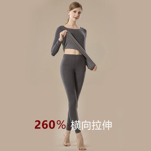 【合作款】山羊绒AB面倍暖女士套装 商品图1