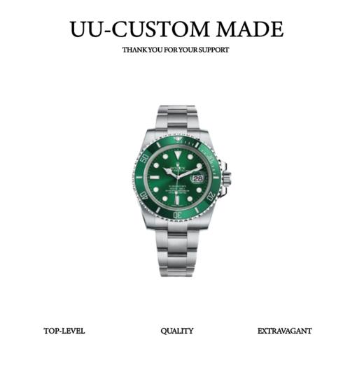 【劳力士潜航者型系列】自动机械机芯 日期显示 男款 瑞表 40mm 蚝式钢表壳 蚝式钢表带（XL） 商品图2