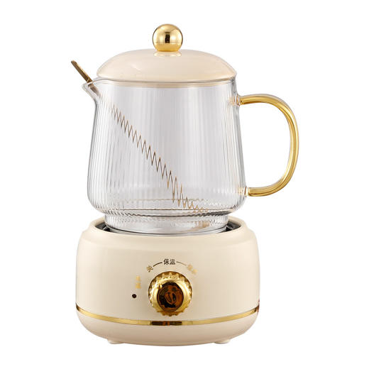 【迷你养生炖杯】小型加热花茶热牛奶养生护 炖煮茶器玻璃养生壶礼盒装 商品图4
