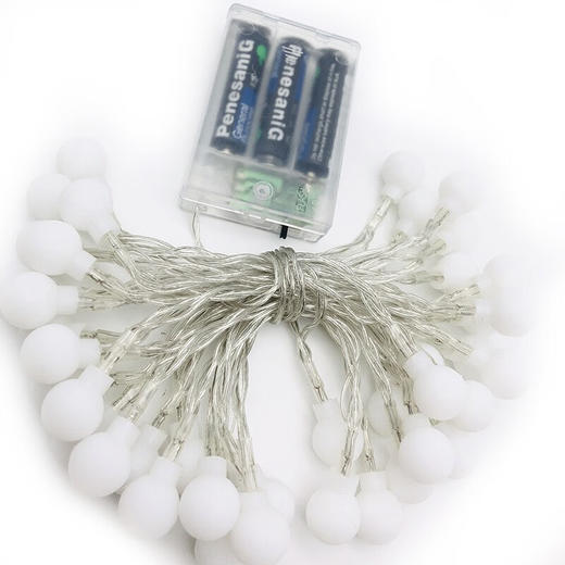 【小家电】趣游帮户外防水圆球氛围灯串YB-6M HF 商品图4