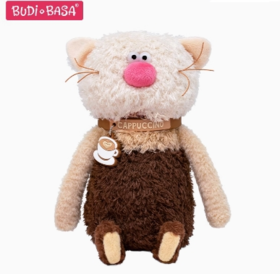 咖啡喵呜 “卡布奇诺”，19公分 毛绒玩具