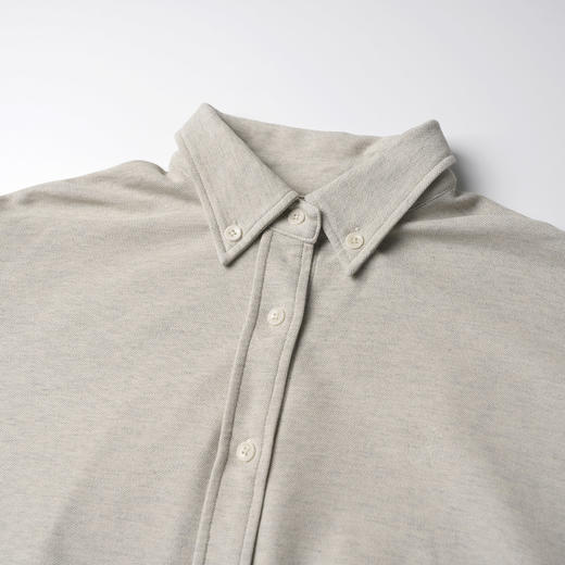 ROMI STUDIO“柔棉至简”珠地棉混纺软糯肤感宽松衬衣431C6053 商品图2