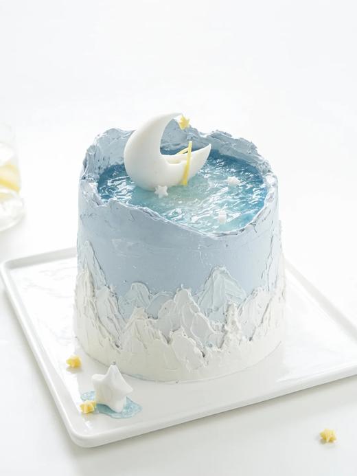 星河｜月亮许愿池蛋糕A款 商品图2