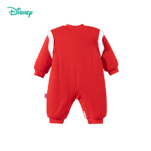 迪士尼【米奇国风哈衣】24秋冬新款男童夹棉防风保暖连体衣爬服拜年服ZD4DL005 商品图5