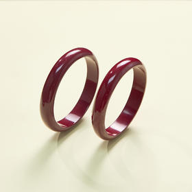 含辰砂工艺品玉美人菲菲HZ#朱砂宽条手镯~多样性发一