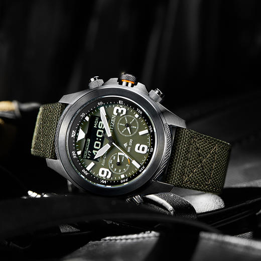 西铁城/CITIZEN运动光动能编织带男表JV1005-02W 商品图5