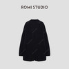ROMI STUDIO“松弛高知”7针单边*绵羊毛软糯长开衫 432WS128 商品缩略图1