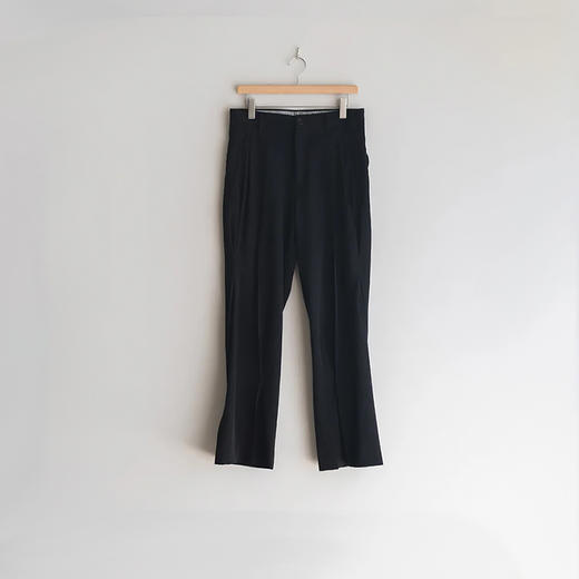 KHOKI Pleat detali pants  羊毛宽松褶皱长裤 商品图3