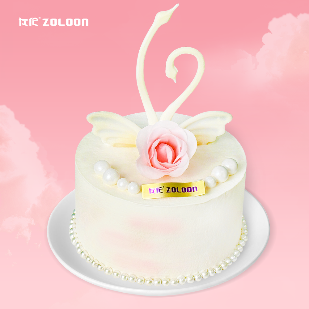 爱与玫瑰（巧克力翻糖配件）