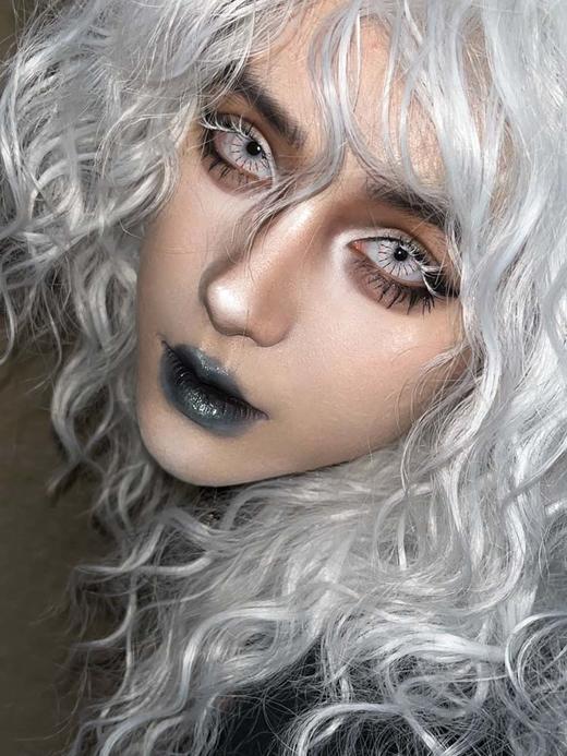 paprikacon 日抛 恶漫白蛛 直径14.5mm着色13.8mm   cos (两片装) 商品图0