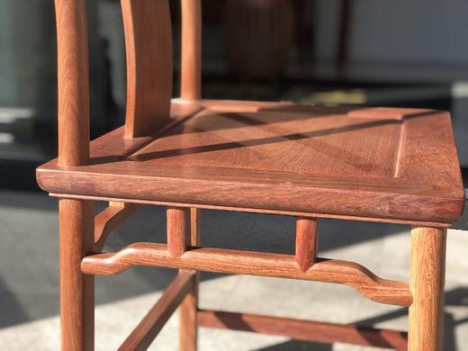 红桥红  家具严选  缅甸花梨（大果紫檀）【马未都 S背 灯挂椅】 商品图6