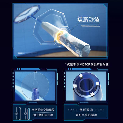 【双11大促进行中】威克多（VICTOR）胜利ARS狙羽毛球拍神速狙进阶轻量悬浮柄全碳素单拍 ARS-狙黑色 商品图5