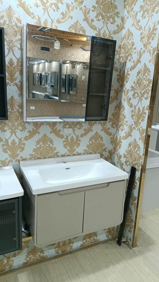 HT浴室柜 A61-80  三包装  配50陶瓷盆 商品图1