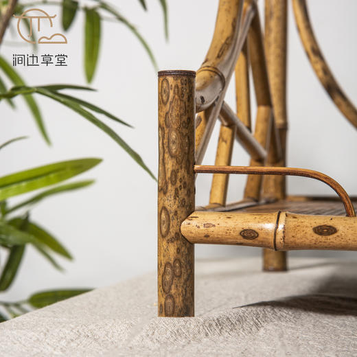 手工竹编照月文人茶棚 商品图8