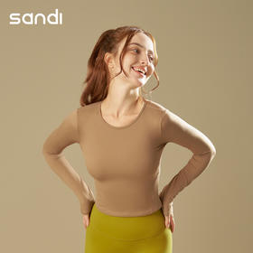 sandi长袖不可插胸垫SV23013