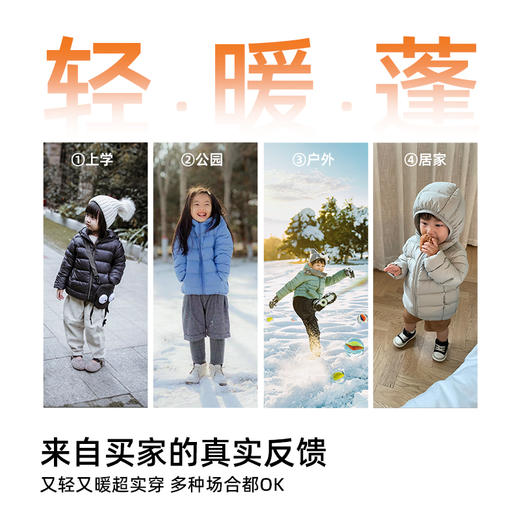 【不怕脏的羽绒服  黑科技三防面料】 90%白鸭绒 赠收纳袋 PDWT2407 商品图4