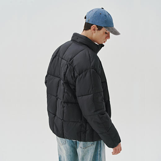 714street山系户外防风徒步登山棉服男士秋冬季新款宽松短阔外套 商品图1