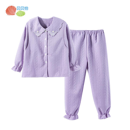 贝贝怡【孕产两穿月子服】女士家居服可调节腰口侧边哺乳防走光亲肤内衣ZB4DY003 商品图6