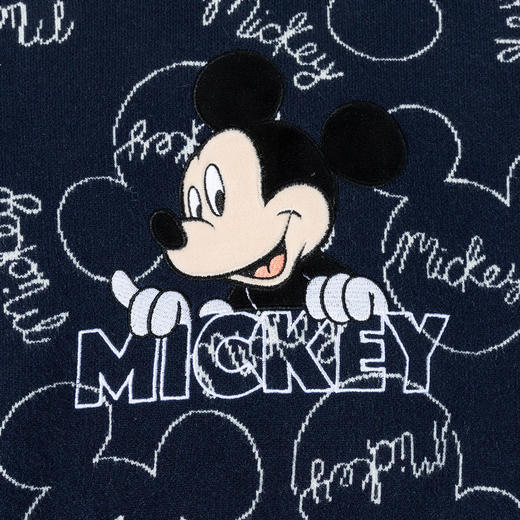 迪士尼【假期出游】24秋季新款男宝满印米奇针织衫可爱提花毛衣线衫ZD3DS041 商品图9