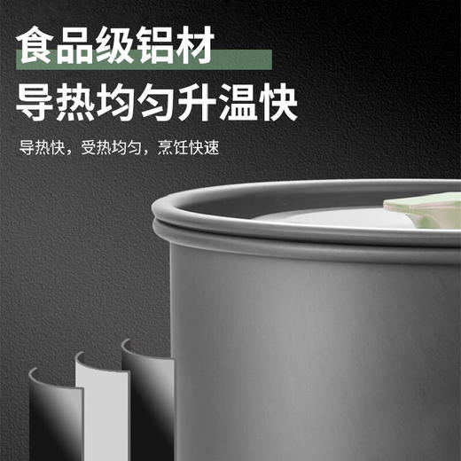 【小家电】趣游帮户外露营套锅3-4人10件套Y71 HF 商品图1