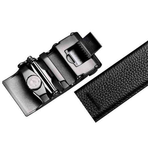 七匹狼 头层牛皮自动扣商务皮带 商品图3