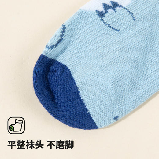 贝贝怡男童春秋四季儿童袜（5双装） 商品图6