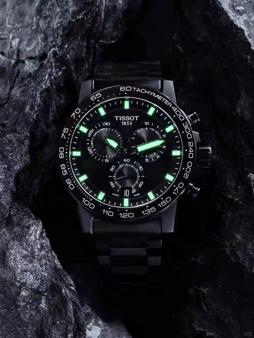 1F【天梭】天梭速敢系列黑武士瑞士石英男表 商品图1