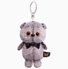 BUDIBASA巴迪宝思宝喜可猫+黑色蝴蝶结毛绒钥匙扣 商品缩略图0