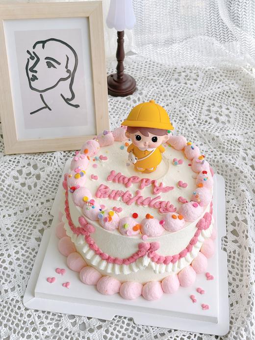 小黄帽复古花边蛋糕 商品图1