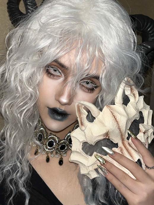 paprikacon 日抛 恶漫白蛛 直径14.5mm着色13.8mm   cos (两片装) 商品图1