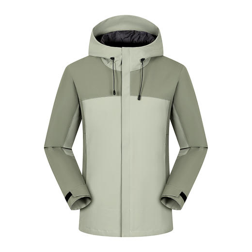 自由基地轻量抗撕裂薄款防静电单层防水连帽冲锋衣户外休闲同情款 NMJ-2013 商品图5