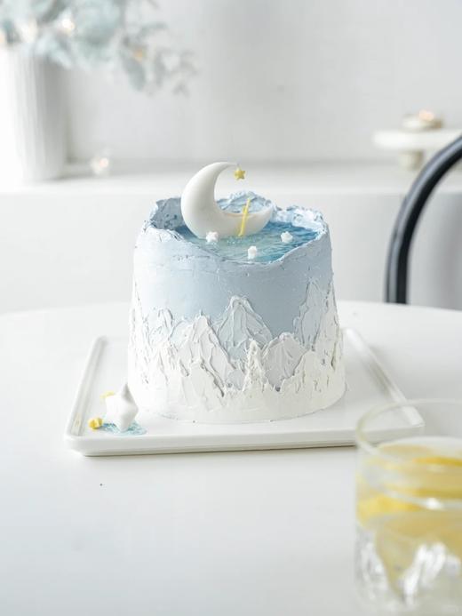 星河｜月亮许愿池蛋糕A款 商品图0