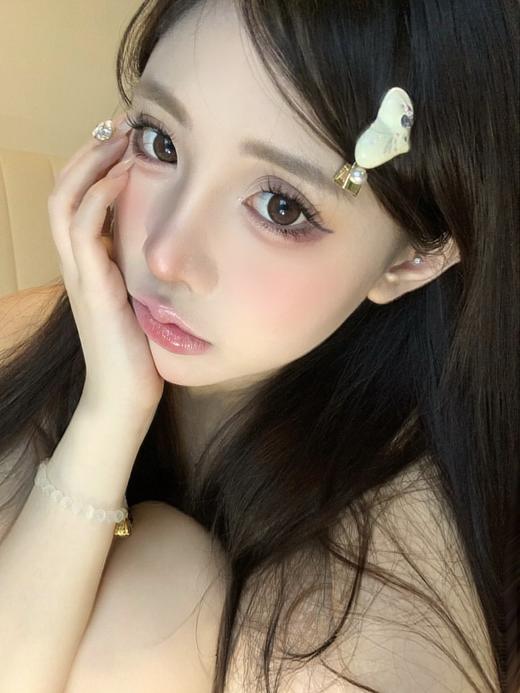 con4u日抛 元气芙芙 巧克力色 14.5mm 着色14.2 超大巧片！日抛无售后！ 商品图2