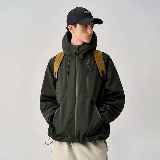 714street山系户外反光防风三合一冲锋衣外套男秋季新款宽松夹克 商品图2