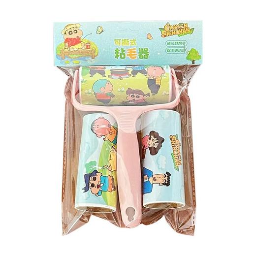【养宠必备】正版蜡笔小新粘毛器滚筒除毛器一拖三套装 商品图1