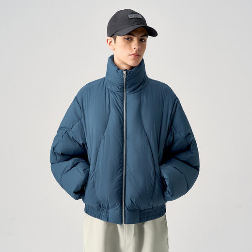 714street冬季新款宽松廓形羽绒服男90白鸭绒高蓬松防水羽绒外套 商品图1