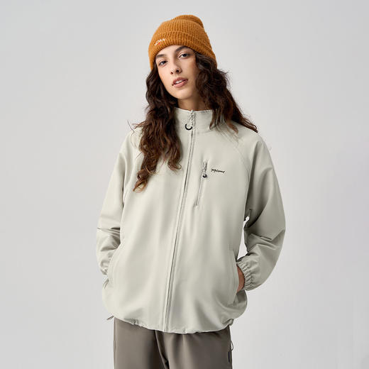 714street山系户外防水立领夹克男女新款防风登山服宽松加绒外套 商品图4