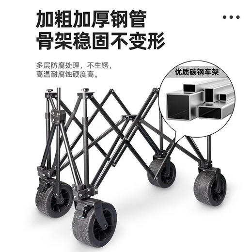 【小家电】趣游帮经典聚拢款折叠推车YB40 HF 商品图4