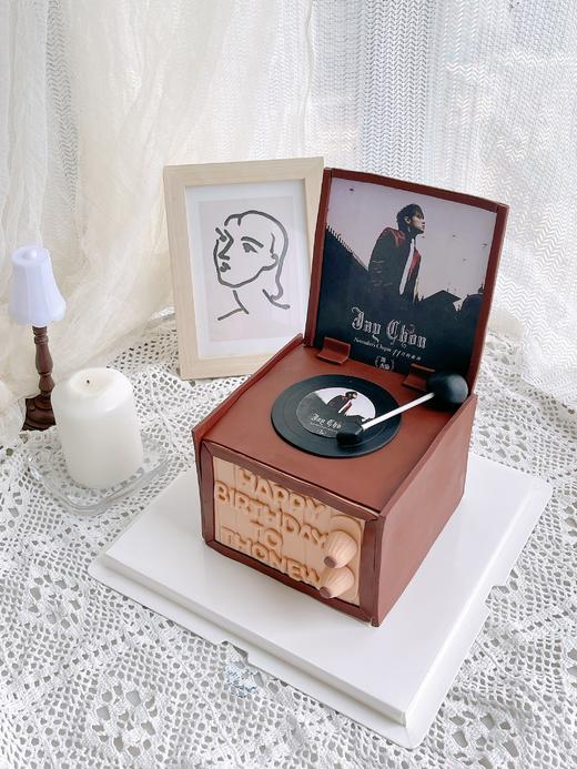 周杰伦唱片机（文字可以更改哦 备注一下或者联系客服） 商品图0