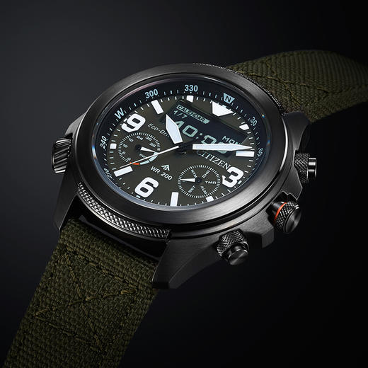 西铁城/CITIZEN运动光动能编织带男表JV1005-02W 商品图3