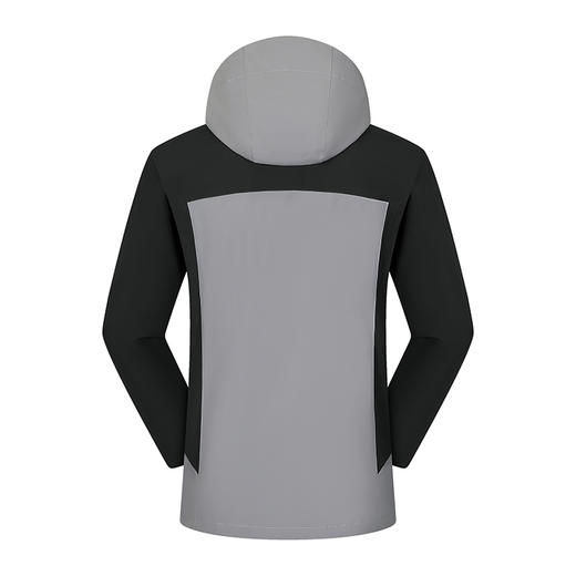 自由基地轻量抗撕裂薄款防静电单层防水连帽冲锋衣户外休闲同情款 NMJ-2013 商品图6