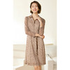 乔万尼气质长袖连衣裙秋季新款法式收腰EM3E451 商品缩略图2